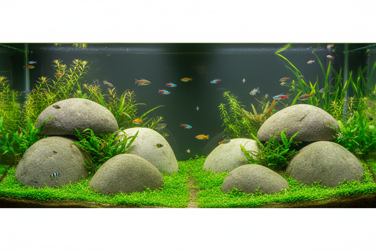 Bolos decorativos para acuarios Alpino