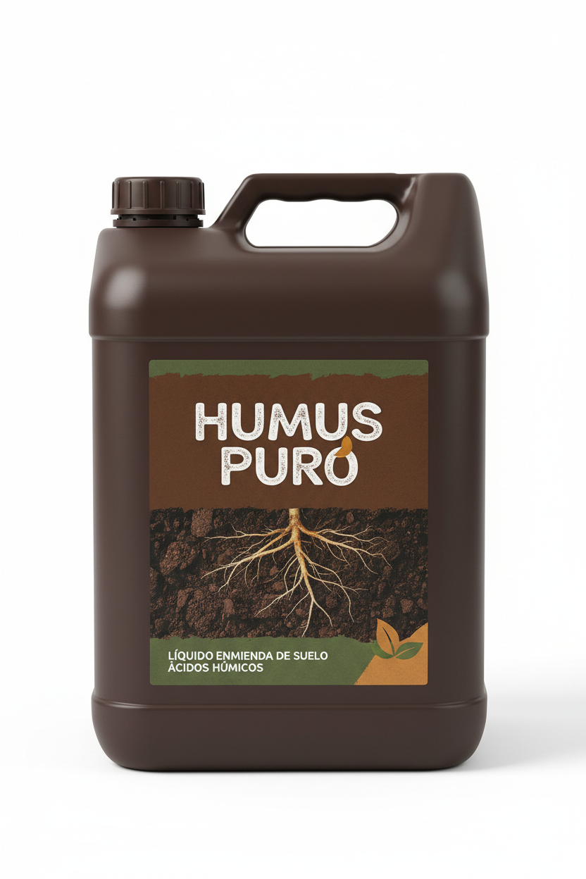 Humus Puro — Ácidos húmicos que mejoran la estructura del suelo