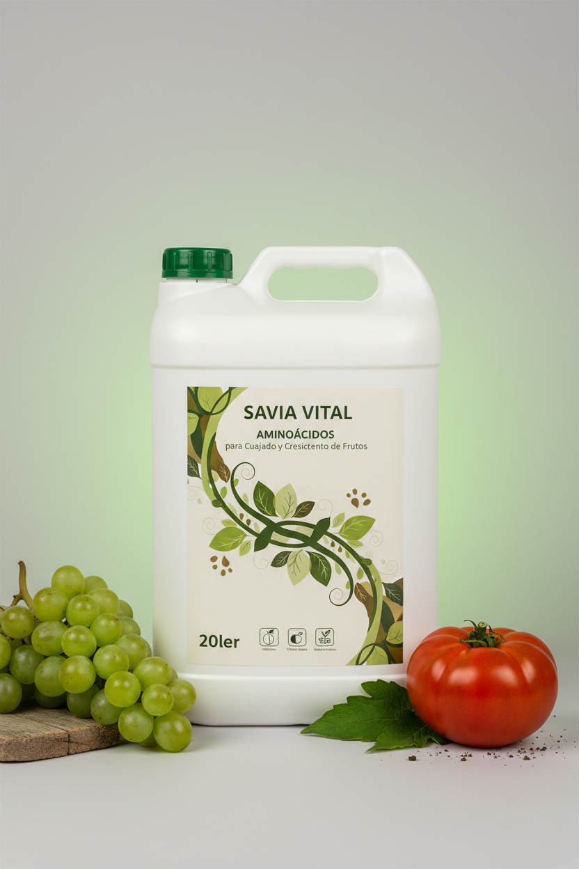 Savia Vital — Aminoácidos para el cuajado y engorde del fruto