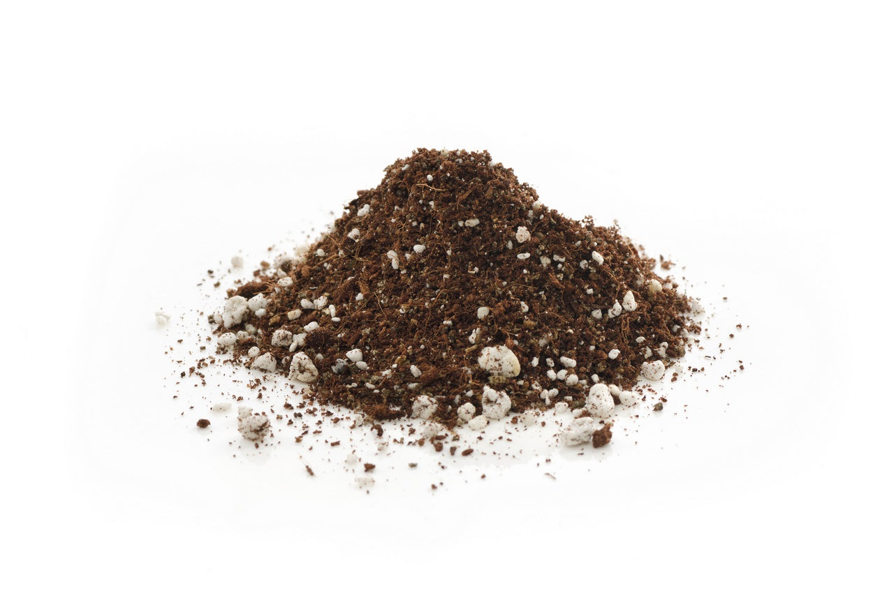 Sustrato hidroponico de fibra de coco mas perlita vermiculita
