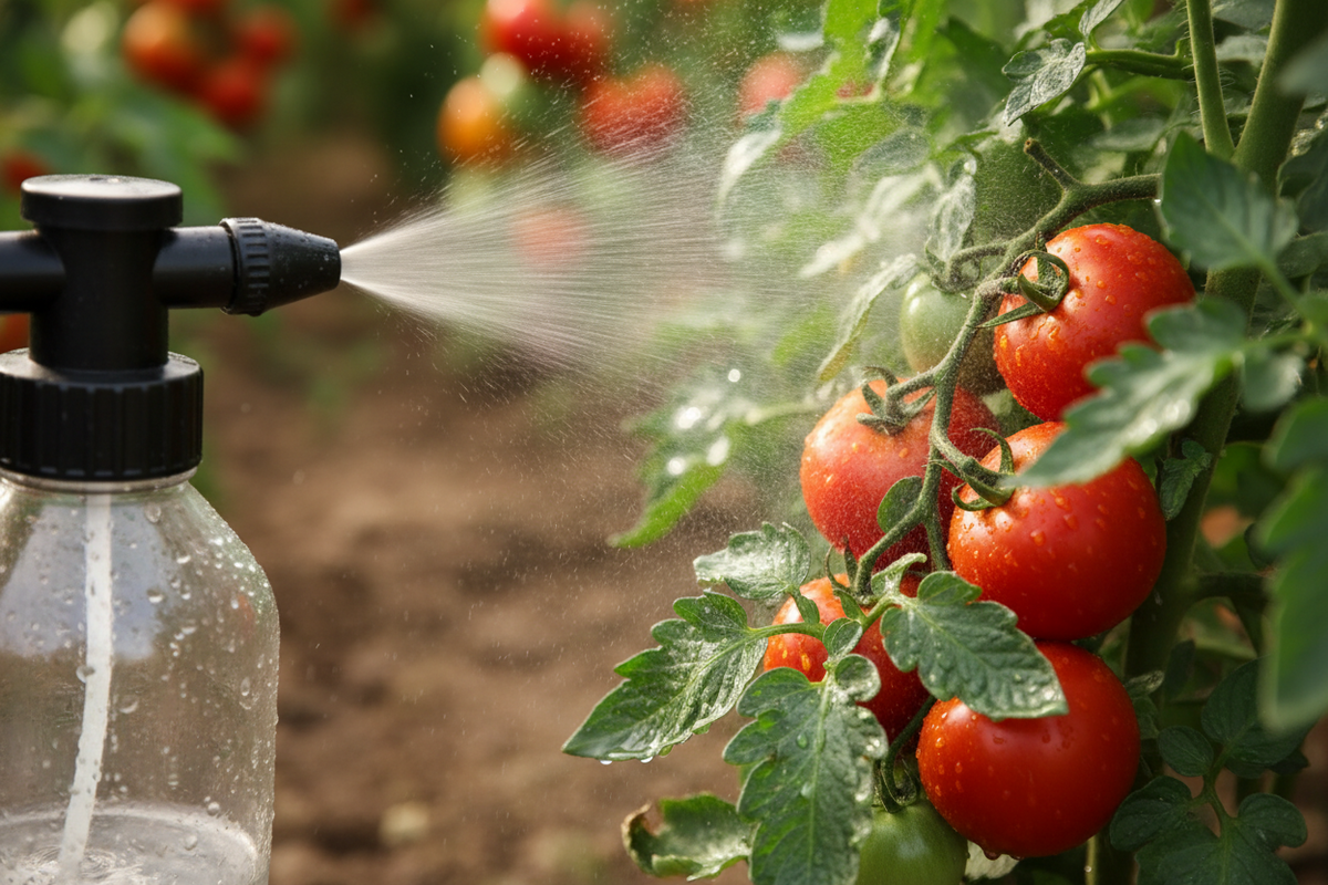 Caolín agrícola ecológico como protector frente al calor y las plagas en cultivos