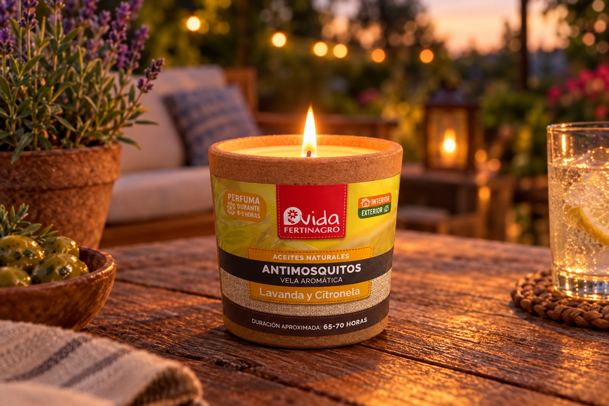 Vela antimosquitos de arcilla 300 g